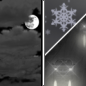 Tonight: A chance of rain and snow, mainly after 5am.  Snow level 7900 feet lowering to 7400 feet after midnight . Mostly cloudy, with a low around 34. Breezy, with a south wind 10 to 15 mph increasing to 18 to 23 mph after midnight. Winds could gust as high as 34 mph.  Chance of precipitation is 30%. New snow accumulation of less than a half inch possible. 