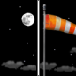 Saturday Night: Mostly clear, with a low around 43. Breezy, with a south wind 9 to 14 mph increasing to 15 to 20 mph after midnight. Winds could gust as high as 36 mph. 