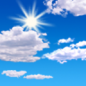 Sunday: Mostly sunny, with a high near 91. Northeast wind 8 to 11 mph, with gusts as high as 18 mph. 
