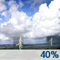 Sunday: A 40 percent chance of showers and thunderstorms.  Mostly sunny, with a high near 81.