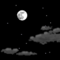 Saturday Night: Mostly clear, with a low around 62. Calm wind. 