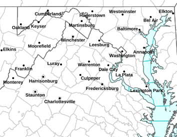 Map of Forecast Area