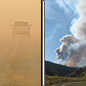 Saturday: Patchy smoke before 9am, then patchy smoke after 3pm. Patchy blowing dust before noon. Sunny, with a high near 87. Windy, with a south wind 10 to 20 mph increasing to 20 to 30 mph in the afternoon. Winds could gust as high as 48 mph. 