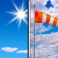 Sunday: Mostly sunny, with a high near 60. Breezy, with a west southwest wind 15 to 20 mph. 