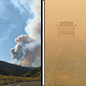 Saturday: Areas of smoke. Patchy blowing dust after noon. Sunny, with a high near 88. Southwest wind 9 to 18 mph, with gusts as high as 34 mph. 