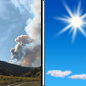 Saturday: Patchy smoke between 11am and noon. Sunny, with a high near 85. South southeast wind 5 to 10 mph becoming west in the afternoon. Winds could gust as high as 20 mph. 