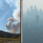 Today: Widespread haze between 2pm and 4pm. Areas of smoke before 2pm. Sunny, with a high near 103. Breezy, with an east wind 5 to 15 mph becoming south southwest in the afternoon. Winds could gust as high as 25 mph. 