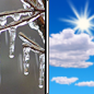 Saturday: Patchy freezing drizzle before 8am.  Partly sunny, with a high near 8. Northeast wind around 10 km/h. 