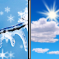 Sunday: A slight chance of snow showers and freezing rain before noon.  Partly sunny, with a high near 31.