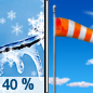 Saturday: A chance of snow and freezing rain before 9am, then a chance of rain between 9am and 11am.  Cloudy through mid morning, then gradual clearing, with a high near 48. Wind chill values as low as 13 early. Breezy, with a south wind 7 to 12 mph becoming northwest 15 to 20 mph in the afternoon. Winds could gust as high as 37 mph.  Chance of precipitation is 40%. Little or no snow accumulation expected. 
