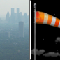 Tonight: Widespread haze between 9pm and 11pm. Areas of smoke before 9pm. Mostly clear, with a low around 50. Breezy, with a west wind 16 to 20 mph, with gusts as high as 32 mph. 