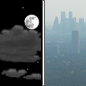 Tonight: Widespread haze after 1am. Mostly clear, with a low around 52. North wind 3 to 7 mph. 