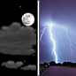 Tonight: Isolated showers and thunderstorms between midnight and 3am, then isolated showers after 3am.  Increasing clouds, with a low around 44. South wind 10 to 15 mph.  Chance of precipitation is 20%.