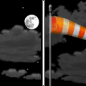 Tonight: Partly cloudy, with a low around 82. Breezy, with a south southeast wind 16 to 18 mph. 