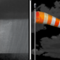 Sunday Night: A chance of showers and thunderstorms before midnight.  Partly cloudy, with a low around 52. Breezy. 
