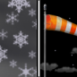 Tuesday Night: A slight chance of snow showers before midnight. Some thunder is also possible.  Mostly clear, with a low around 32. Windy. 