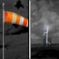 Friday Night: A slight chance of showers and thunderstorms after midnight.  Mostly cloudy, with a low around 47. Breezy. 