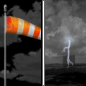 Thursday Night: A slight chance of showers and thunderstorms after midnight.  Partly cloudy, with a low around 53. Breezy, with a southeast wind 15 to 20 mph. 