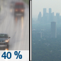 Thursday: A 40 percent chance of rain before 11am.  Widespread haze before 3pm, then widespread haze after 4pm. Areas of smoke between 3pm and 4pm. Partly sunny, with a high near 64. Light and variable wind.  New precipitation amounts of less than a tenth of an inch possible. 