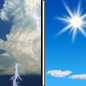 Juneteenth: A slight chance of thunderstorms before 7am.  Mostly sunny, with a high near 87. West northwest wind 3 to 5 mph. 
