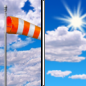 Today: Mostly sunny, with a high near 76. Breezy, with a west wind 15 to 20 mph, with gusts as high as 30 mph. 