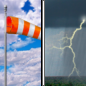 Tuesday: A chance of showers and thunderstorms after noon.  Mostly cloudy, with a high near 79. Breezy. 