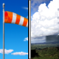 Sunday: A slight chance of showers after 1pm.  Sunny and hot, with a high near 93. Breezy, with a south wind 10 to 15 mph, with gusts as high as 25 mph. 