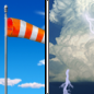 Tuesday: A chance of showers and thunderstorms after noon.  Mostly sunny, with a high near 66. Breezy. 