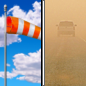 Friday: Patchy blowing dust after noon. Mostly sunny, with a high near 70. Breezy, with a south wind 20 to 25 mph, with gusts as high as 35 mph. 