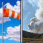 Wednesday: Areas of smoke after 5pm. Sunny, with a high near 67. Breezy, with an east northeast wind 24 to 29 mph becoming light and variable. 