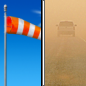 Thursday: Patchy blowing dust between 3pm and 4pm. Sunny, with a high near 21. Breezy, with a southwest wind 16 to 21 km/h increasing to 30 to 35 km/h in the morning. Winds could gust as high as 50 km/h. 