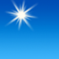 Today: Sunny, with a high near 78. Light north northwest wind becoming northwest 12 to 17 mph in the morning. Winds could gust as high as 22 mph. 